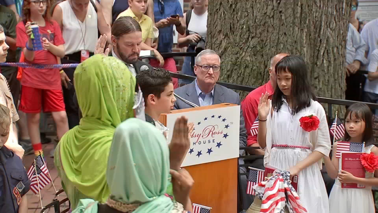 Children sworn in as new citizens on July 4th