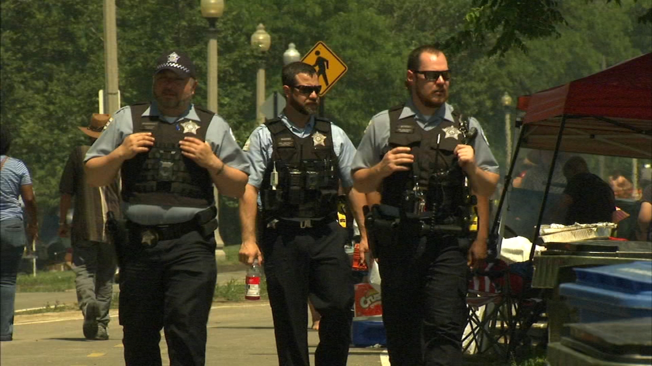 Chicago police out in force for 4th of July weekend