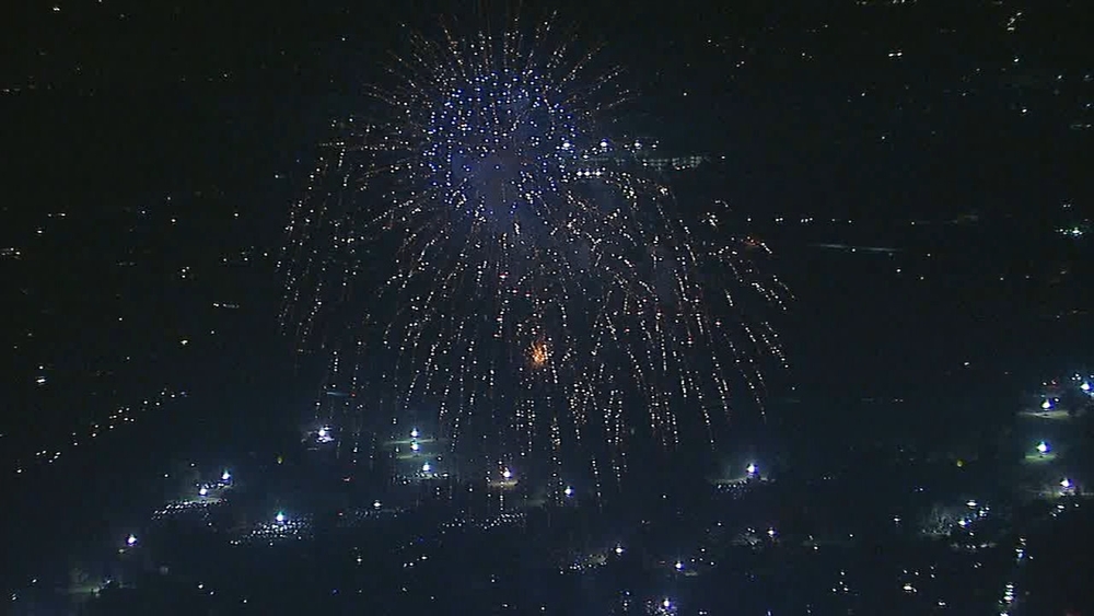 AIR7 HD captures aerial view of illegal fireworks across SoCal