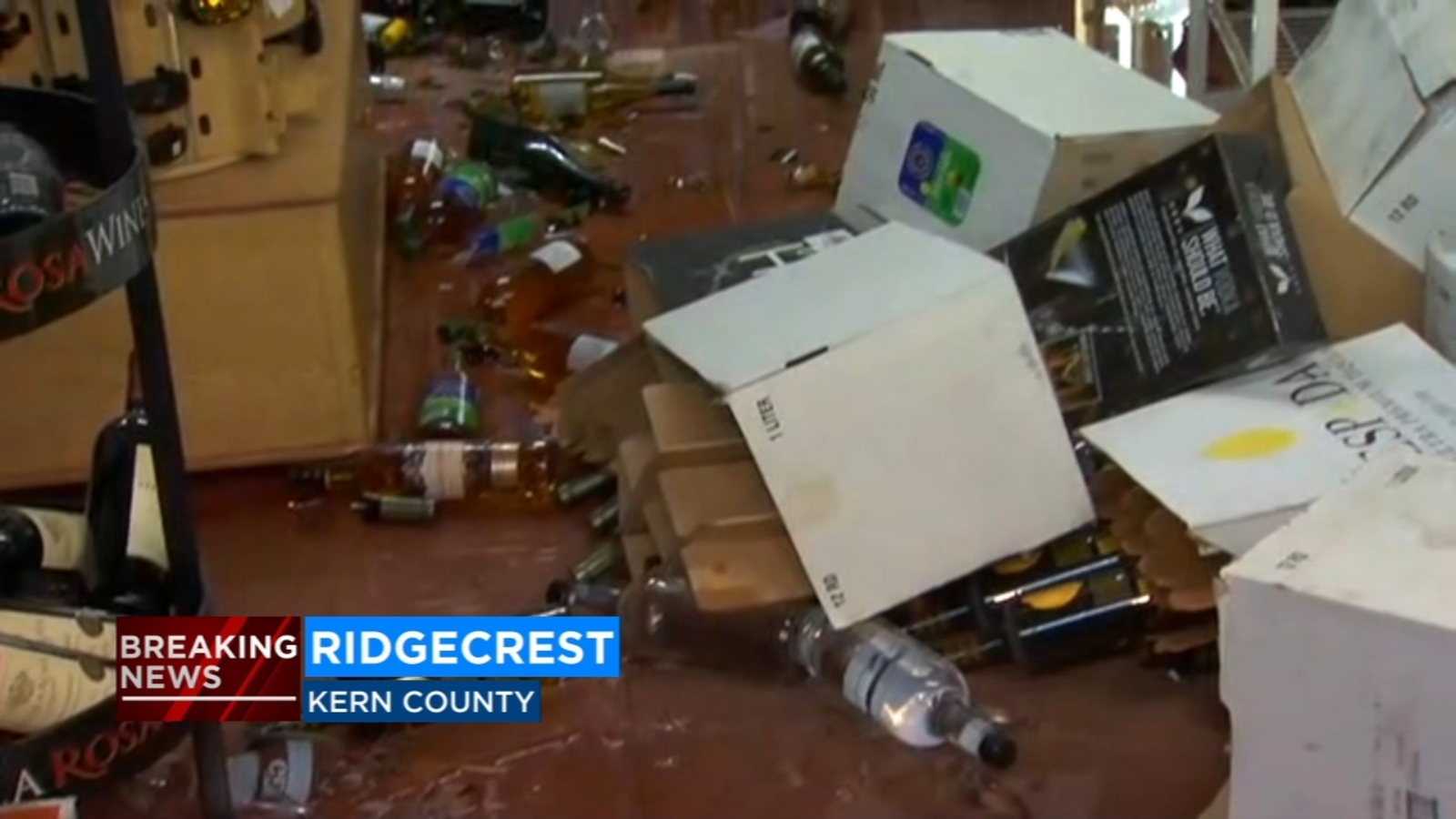 Businesses cleaning up after 7.1 magnitude earthquake near Ridgecrest