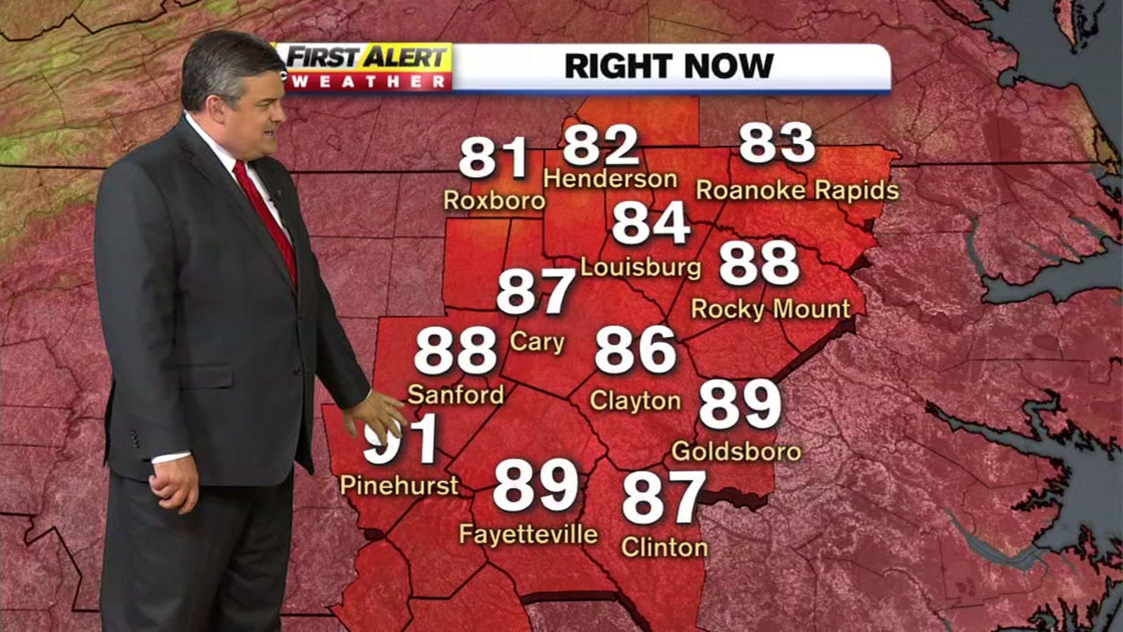 Weather Forecast for the Triangle, Raleigh, Durham, Fayetteville, Cary