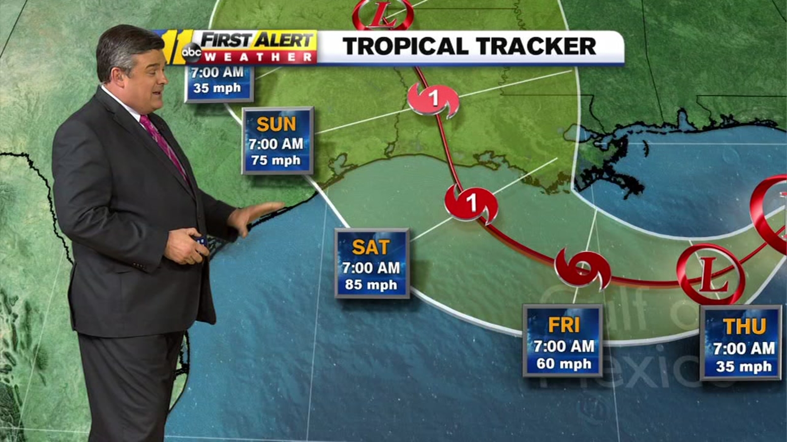 Storm in Gulf expected to turn into Hurricane Barry, make landfall