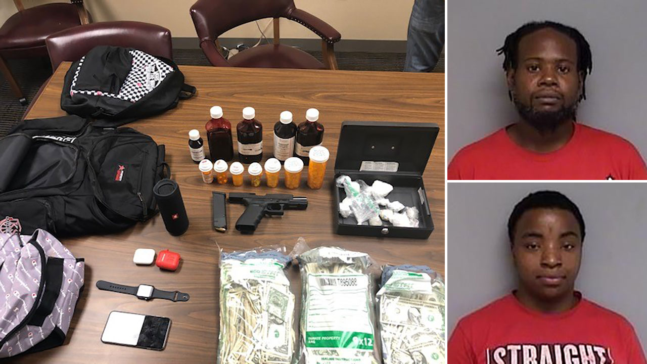 Typhoon Texas loot, drugs, handgun found at suspects' home