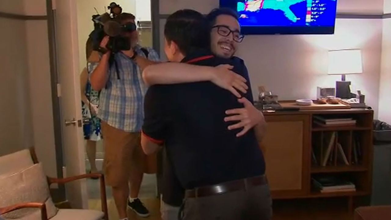Bone marrow donor meets man whose life he helped save