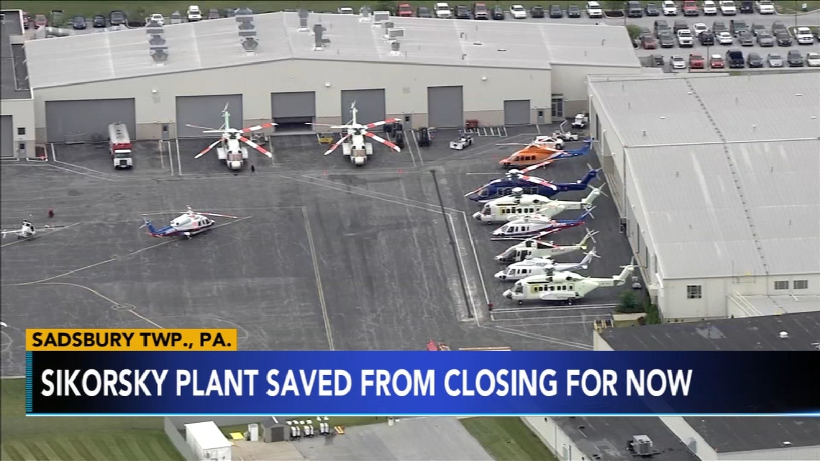 Chester County's Sikorsky helicopter plant to remain open for now, CEO