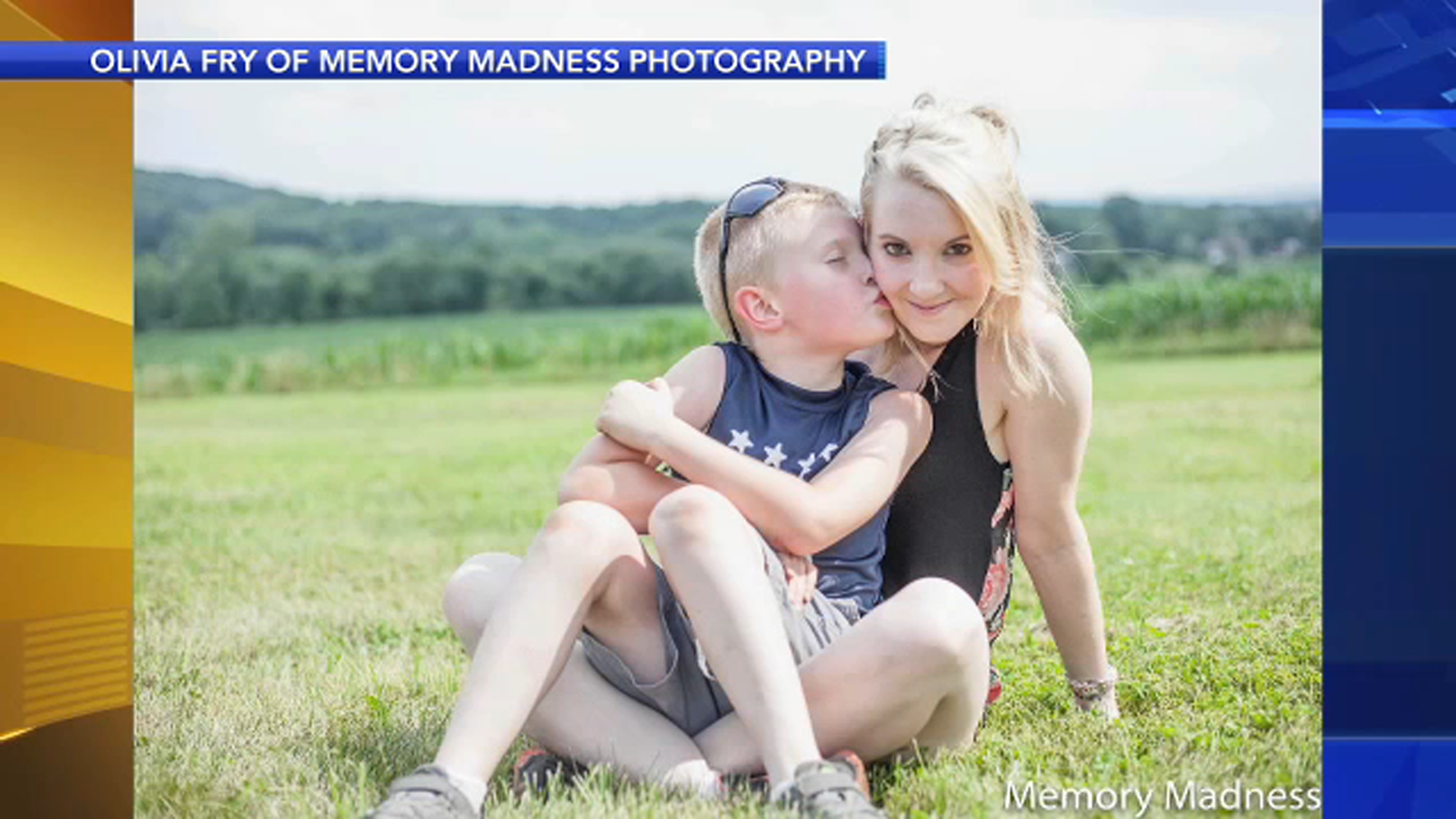 Pictured are Pamela Snyder and her son, Preston Dray.