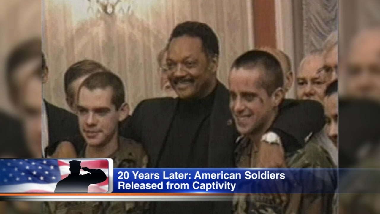 American soldiers held captive in Balkans 20 years ago reunite with Rev. Jesse Jackson in Chicago