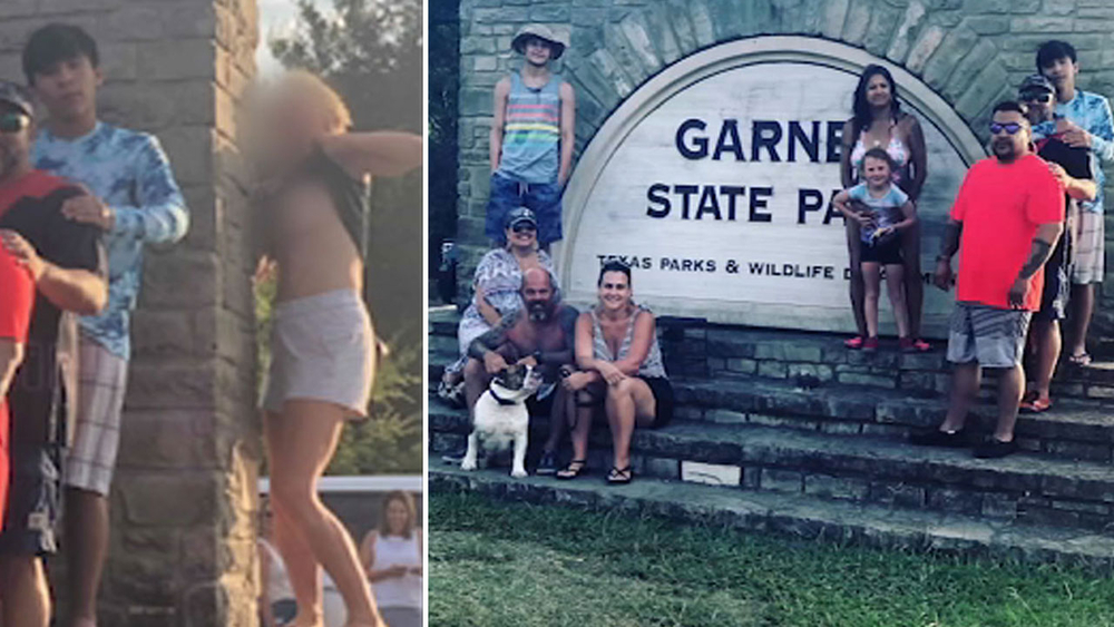 Woman's topless photobomb ruins family's state park trip
