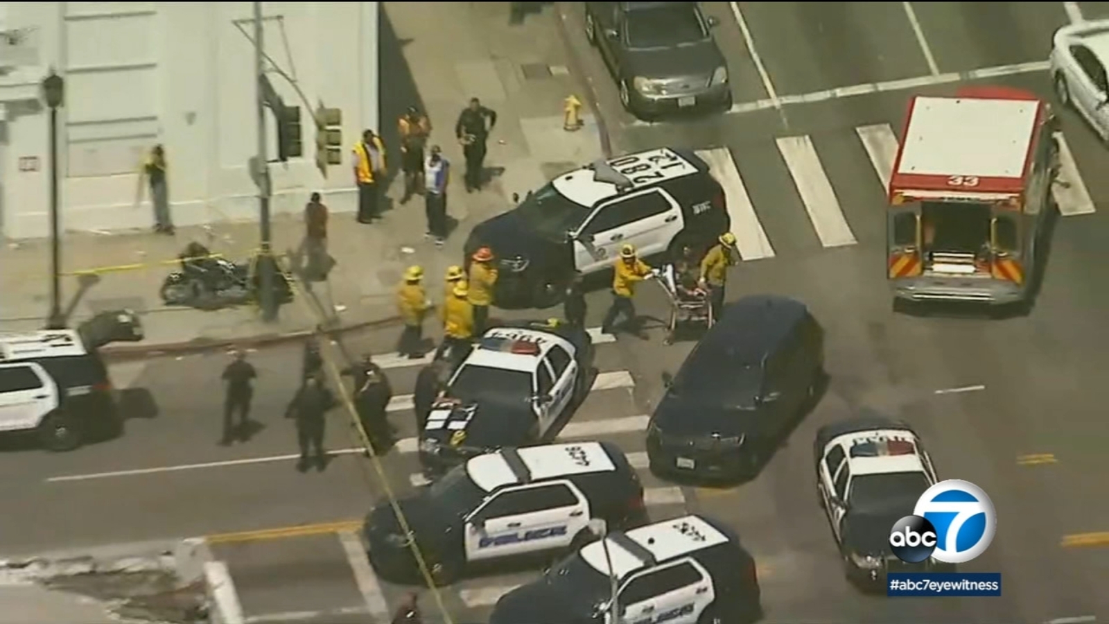 2 in custody, 1 officer injured after shooting involving LAUSD police ...
