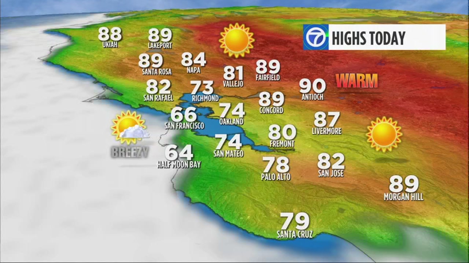 AccuWeather forecast for San Francisco, San Jose, Oakland and Bay Area