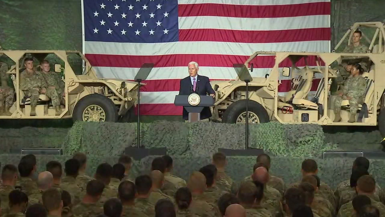 Vice President Pence speaks at Fort Bragg