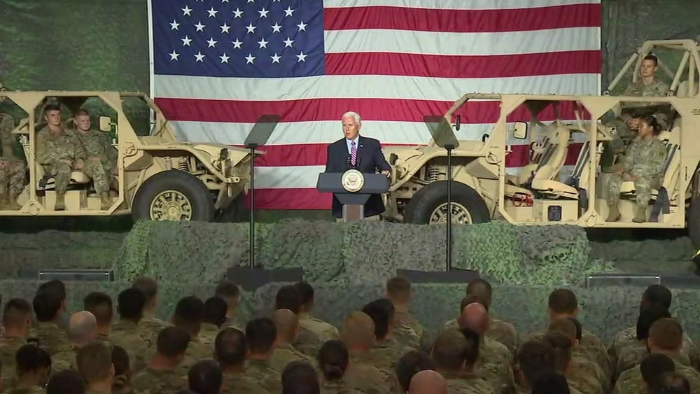 Vice President Pence speaks at Fort Bragg