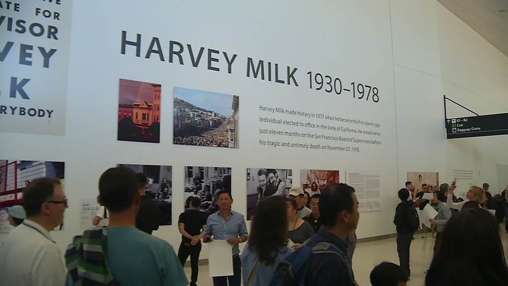 SFO debuts terminal honoring Harvey Milk