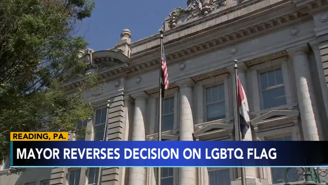 Reading Mayor Wally Scott reverses decision on gay pride flag at City Hall.