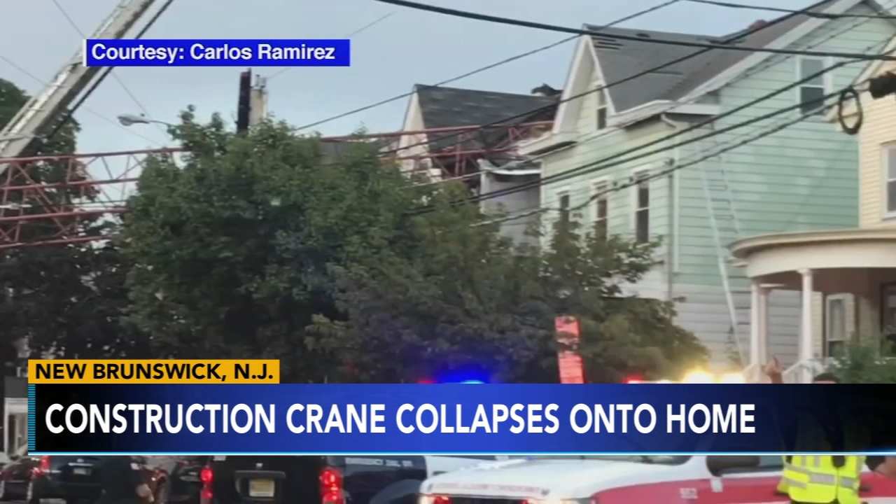Storms blamed for crane collapse near Rutgers University