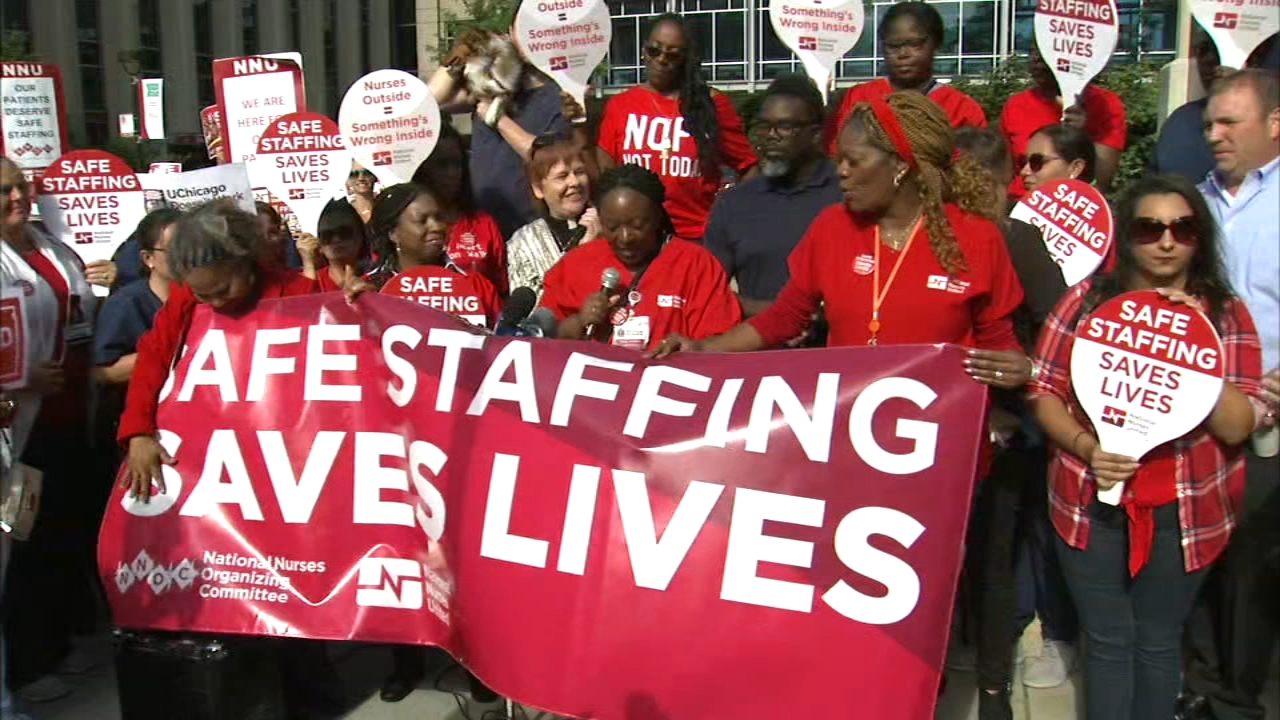 Nurses United picket at UCMC over patient care, safety concerns