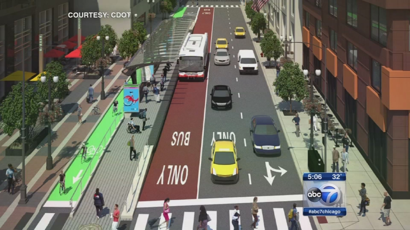 'Loop Link' construction for CTA bus express lanes to begin March 16