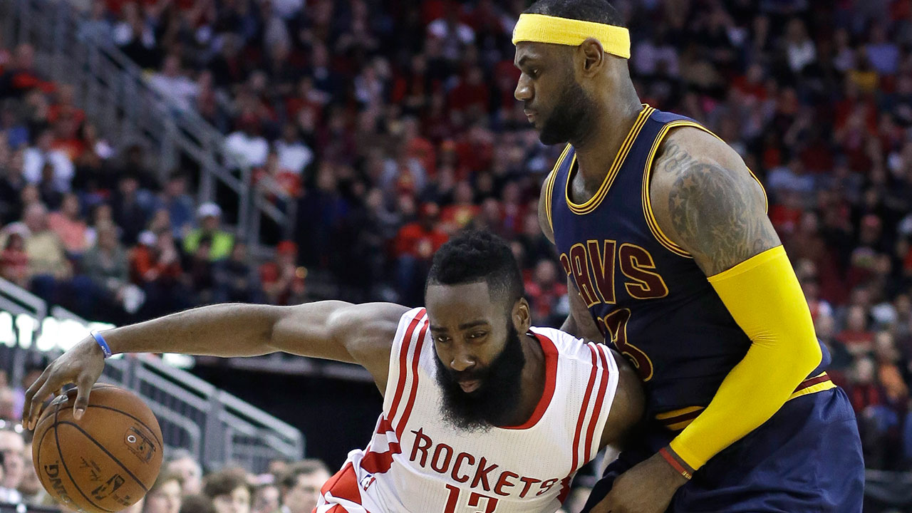 James Harden and LeBron James