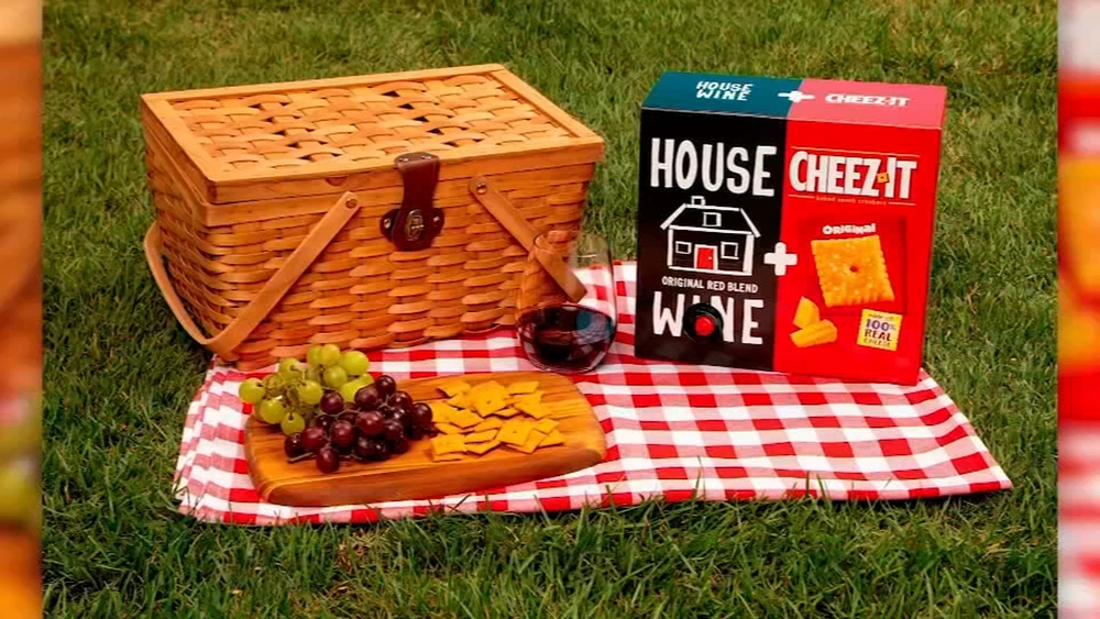 Kellogg Company, House Wines releasing wine and Cheez-It box
