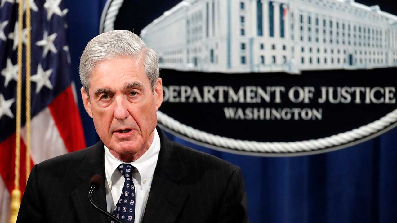 Special counsel Robert Mueller speaks astatine the Department of Justice Wednesday, May 29, 2019, successful Washington, astir the Russia investigation.