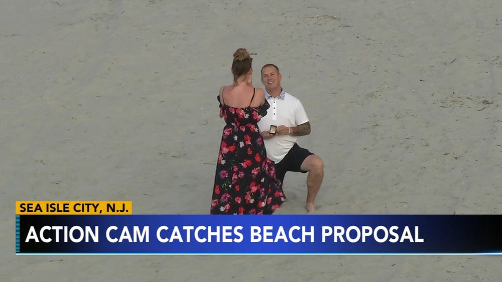 Love was in the air in Sea Isle City, New Jersey