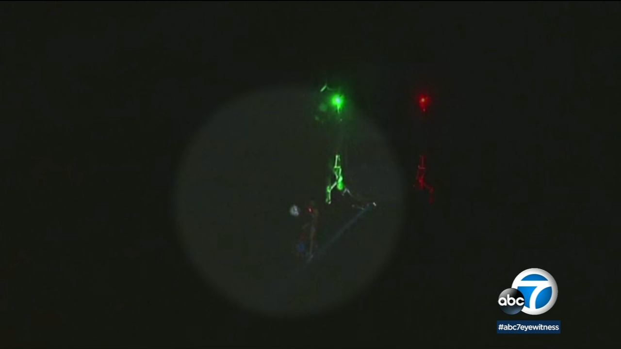 Trapped swimmer rescued in dark off Ranchos Palos Verdes 