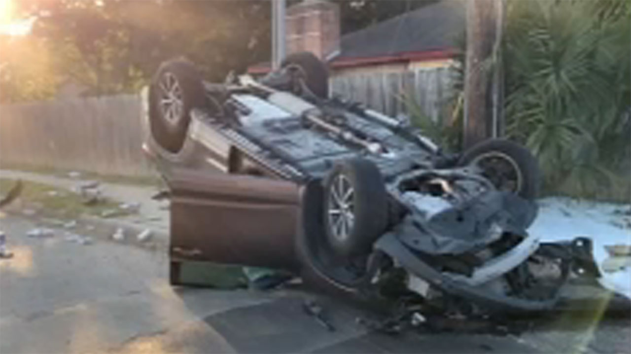 DWI suspect in chase involved in fiery rollover crash in N. Harris Co ...
