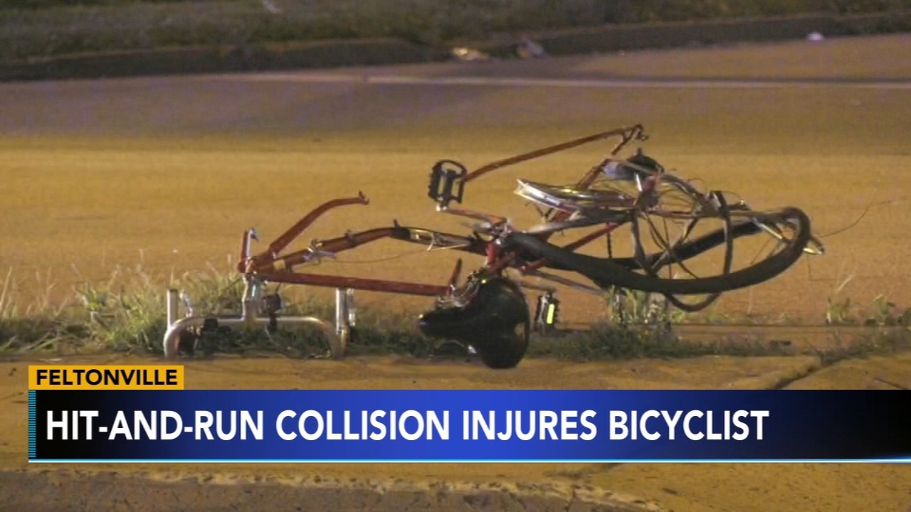 Bicyclist critical after hit-and-run involving stolen Jeep