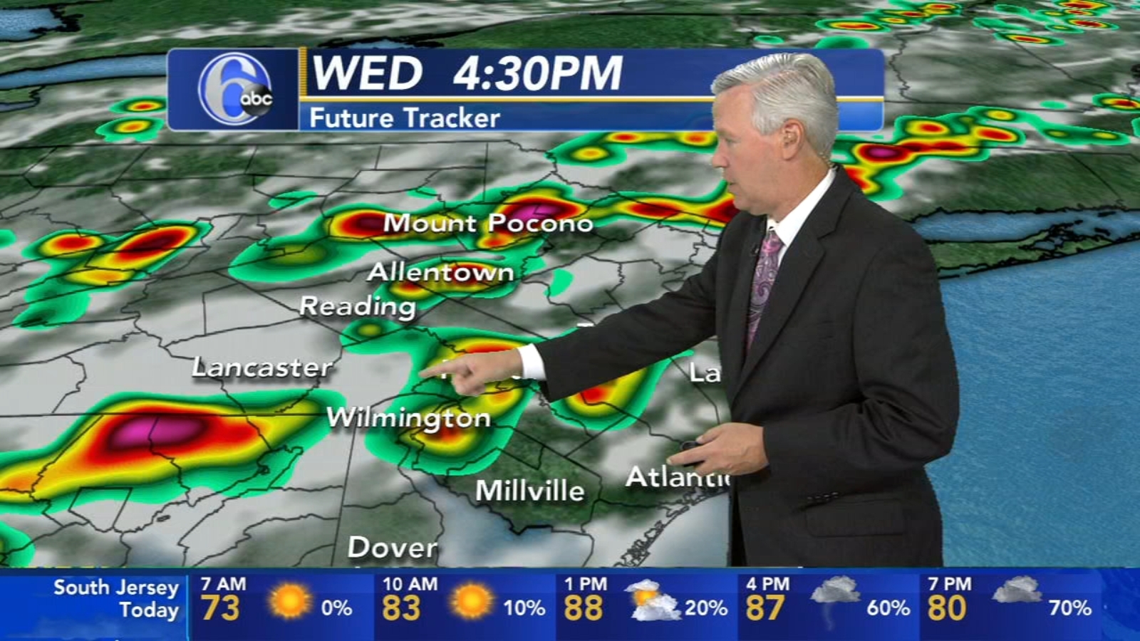 AccuWeather forecast for Philadelphia, Pennsylvania, New Jersey and