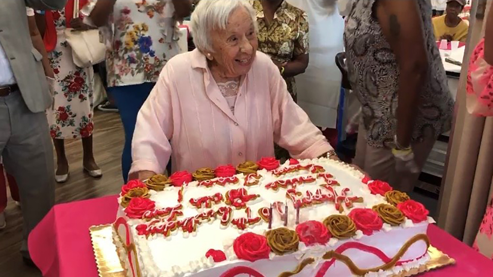 107-year-old woman celebrates with party in Bronx
