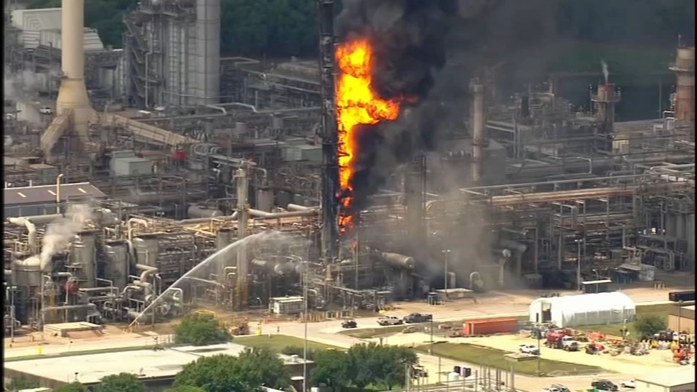 ExxonMobil sued after fire for violating Texas Clean Air Act