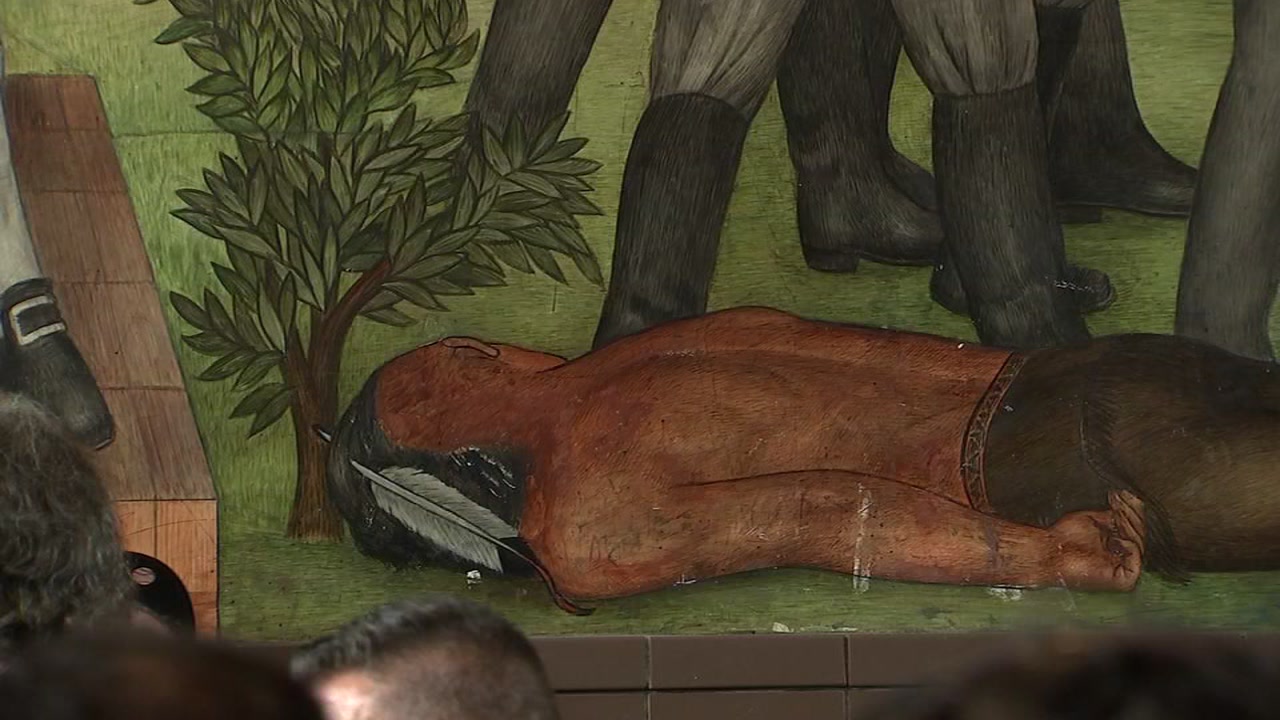 Public viewing held for controversial mural at high school in SF