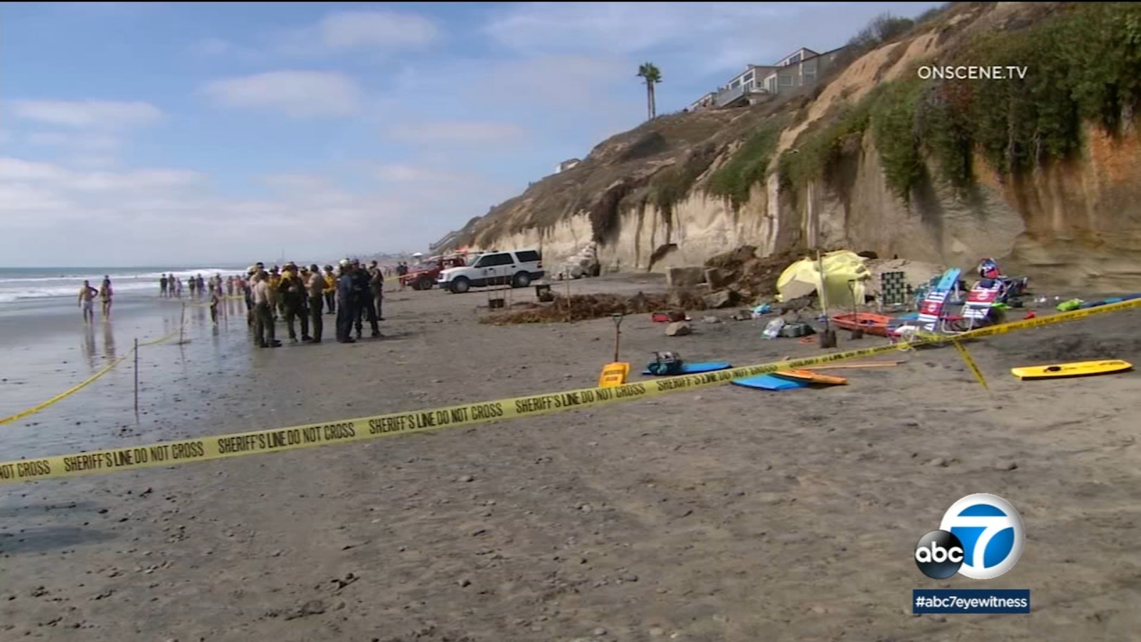3 victims in fatal bluff collapse at Encinitas beach identified as