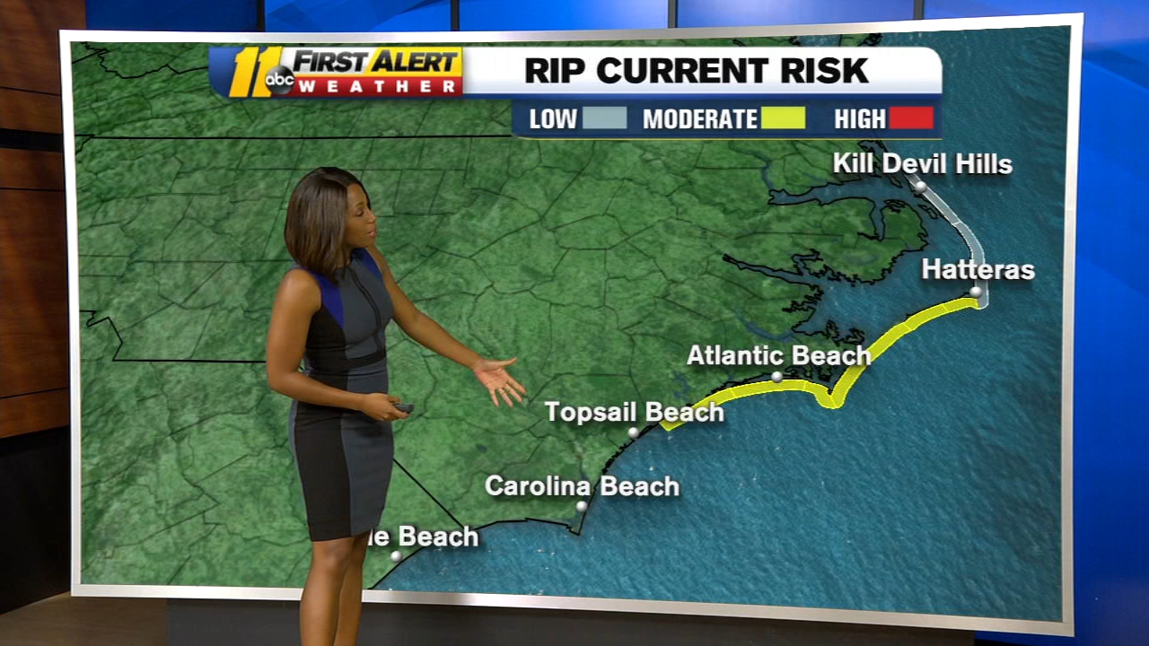 Busy weekend of rip-current rescues at NC beach