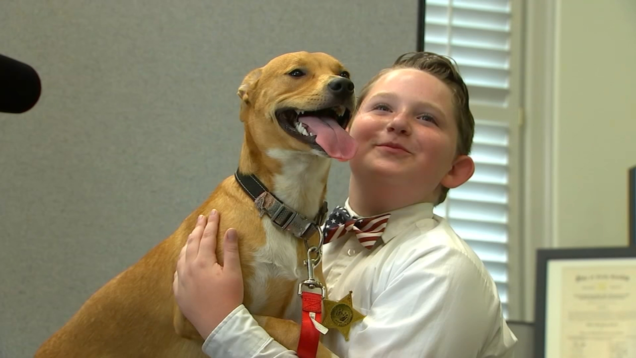11-year-old meets hero deputy who saved his dog's life