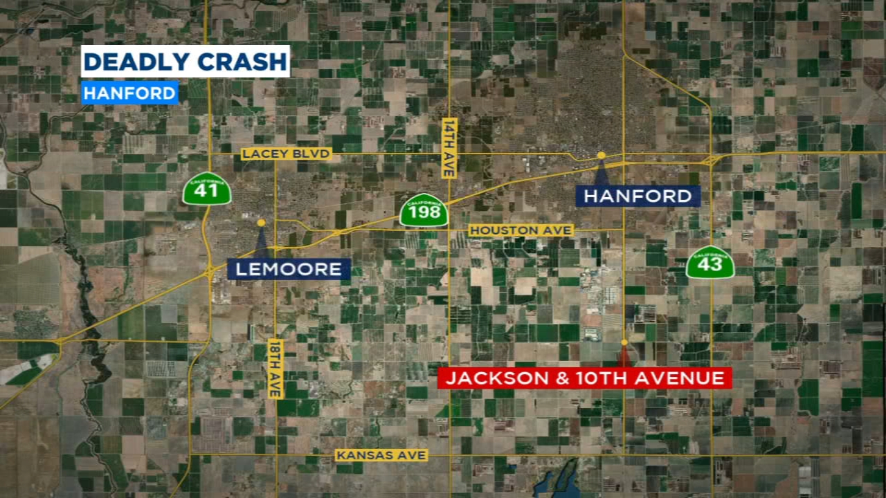 Deadly crash causes power outage near Hanford