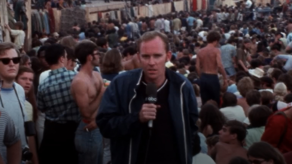 ABC News Gregory Jackson reports live from Woodstock in 1969