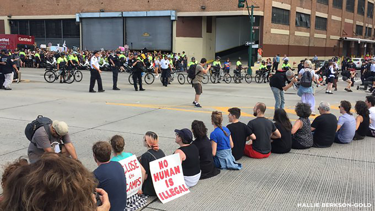 Several arrested after anti-ICE protesters partially shut down West Side Highway in New York City