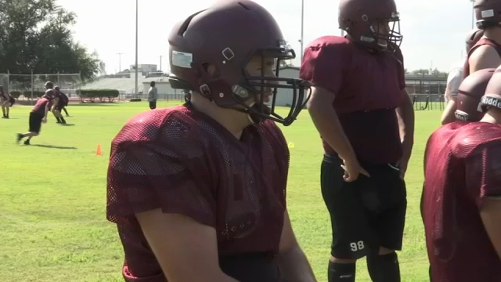 Hearing impaired senior making strides on the football field