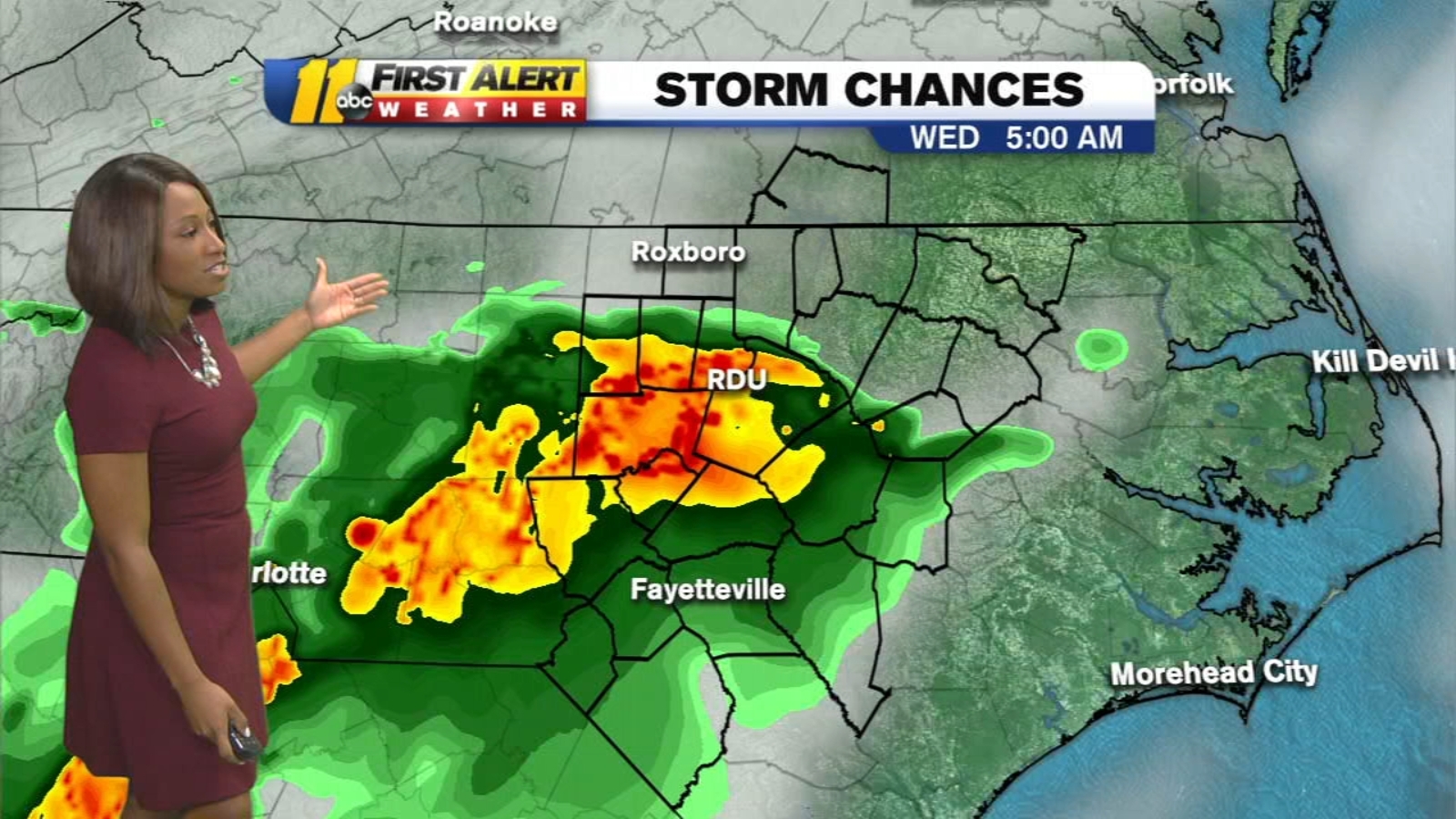 Weather Forecast for the Triangle, Raleigh, Durham, Fayetteville, Cary