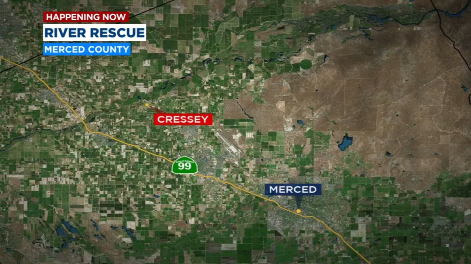 Rescue crews searching for man who went missing in Merced River - ABC30 ...