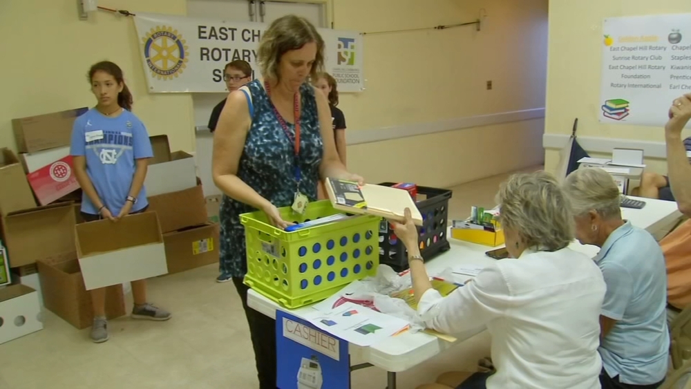Teacher supply store donates $50,000 in school supplies