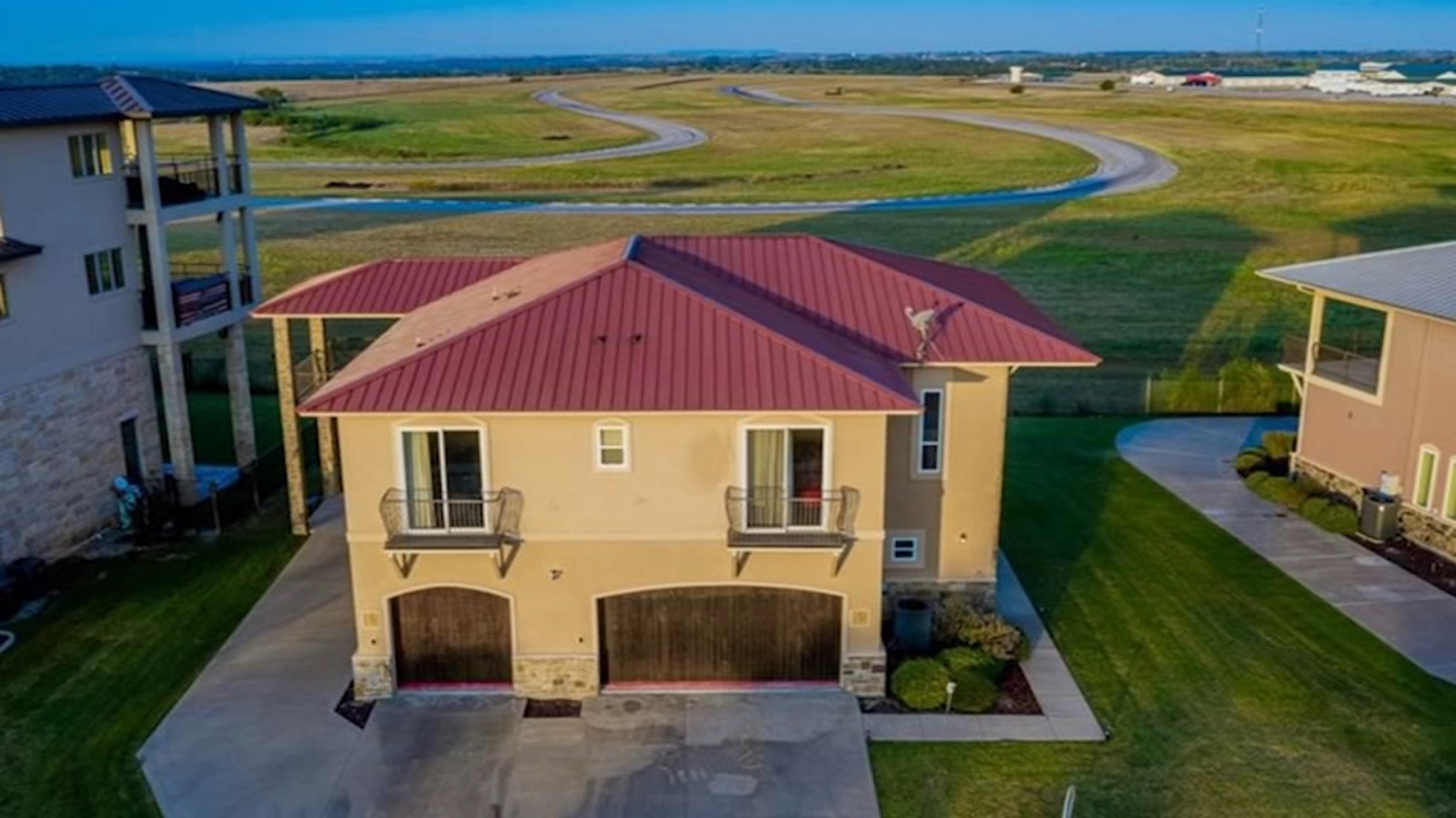 This home for sale near Dallas comes with its own backyard racetrack