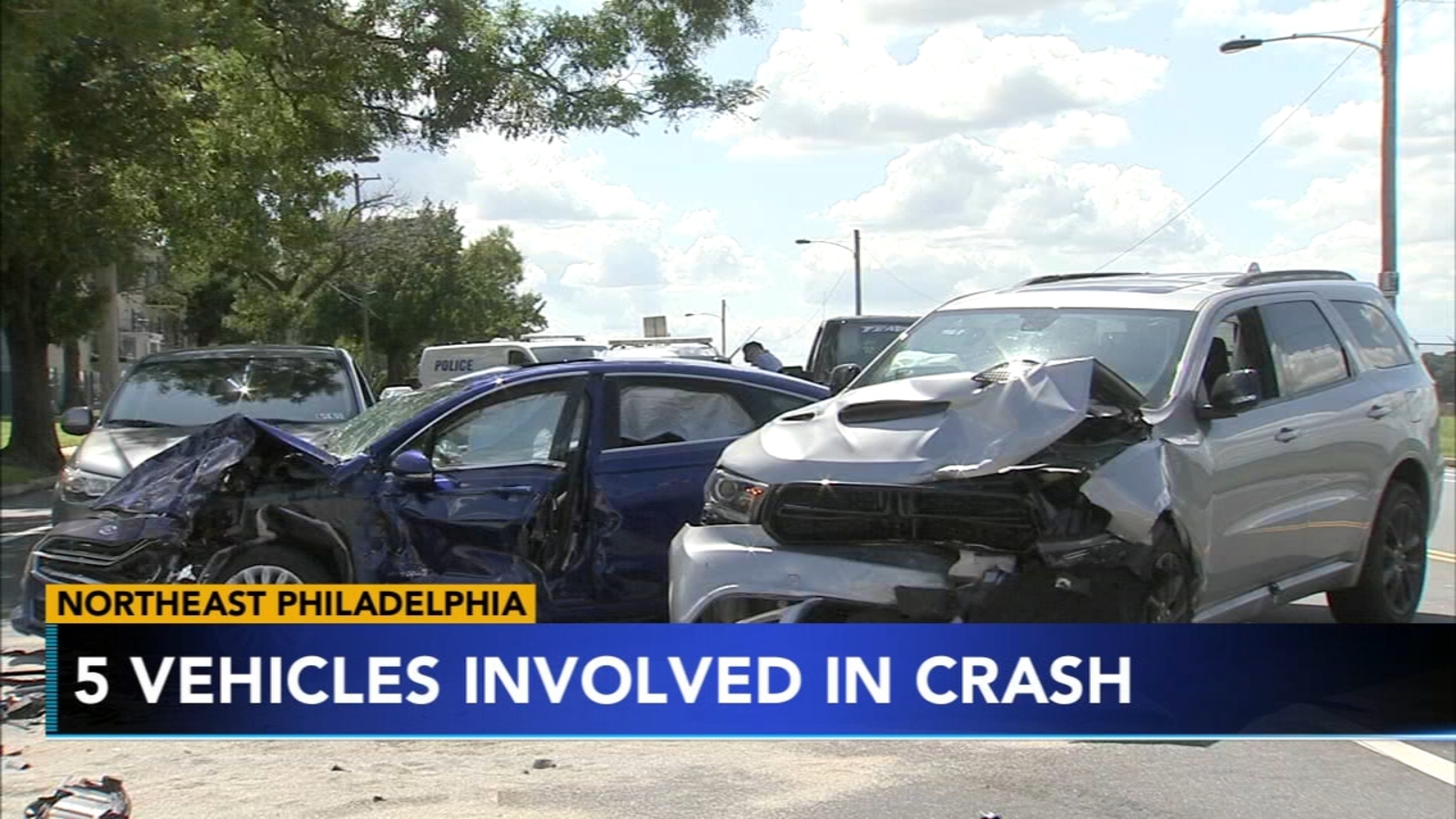 5vehicle crash leaves several injured in Northeast Philadelphia 6abc