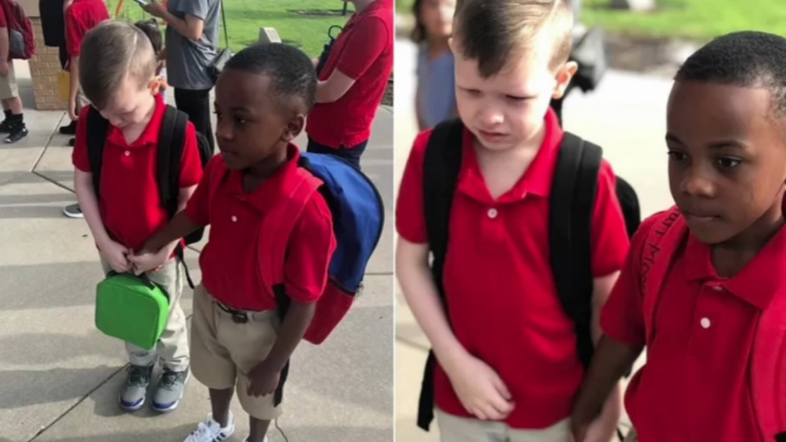 Boy Consoles Classmate With Autism On First Day Of School Abc7 Chicago