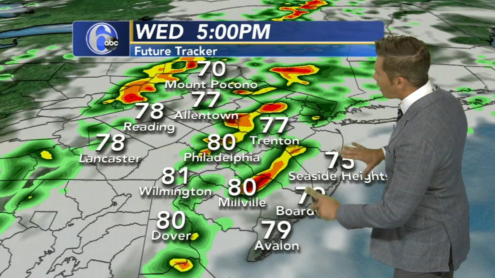 AccuWeather forecast for Philadelphia, Pennsylvania, New Jersey and