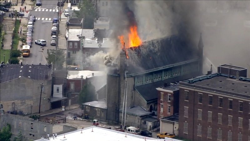 Fire Envelops 115 Year Old Philadelphia Church Washington Examiner