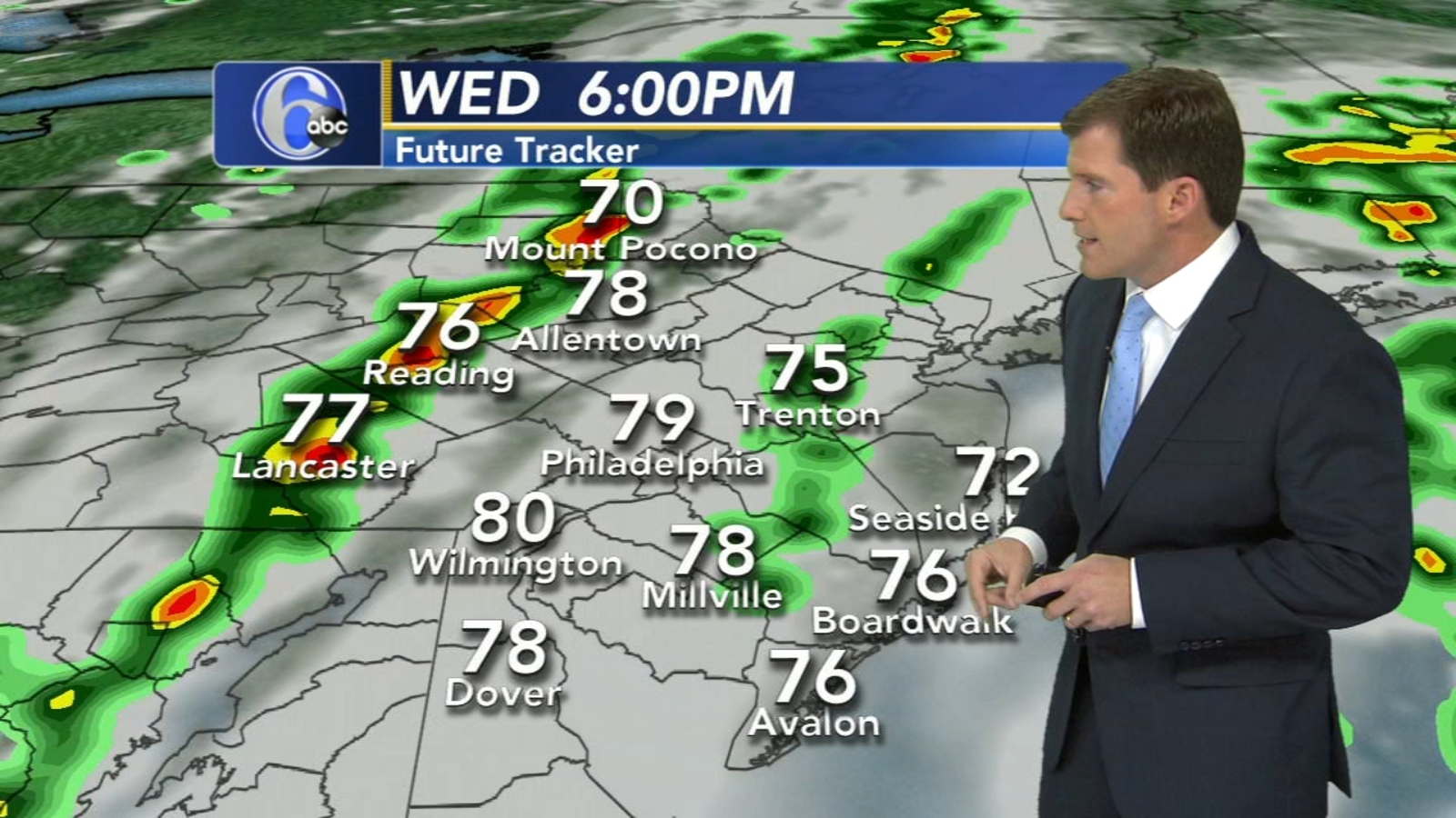 AccuWeather forecast for Philadelphia, Pennsylvania, New Jersey and