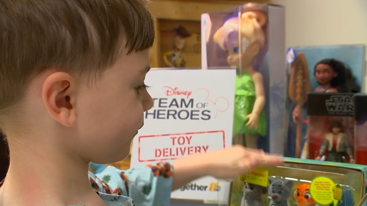 Disney Team of Heroes delivers toys to Duke Children's Hospital