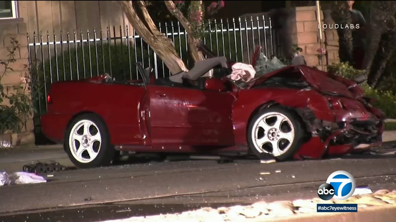 2 killed, 3 critical after La Verne police chase leads to crash
